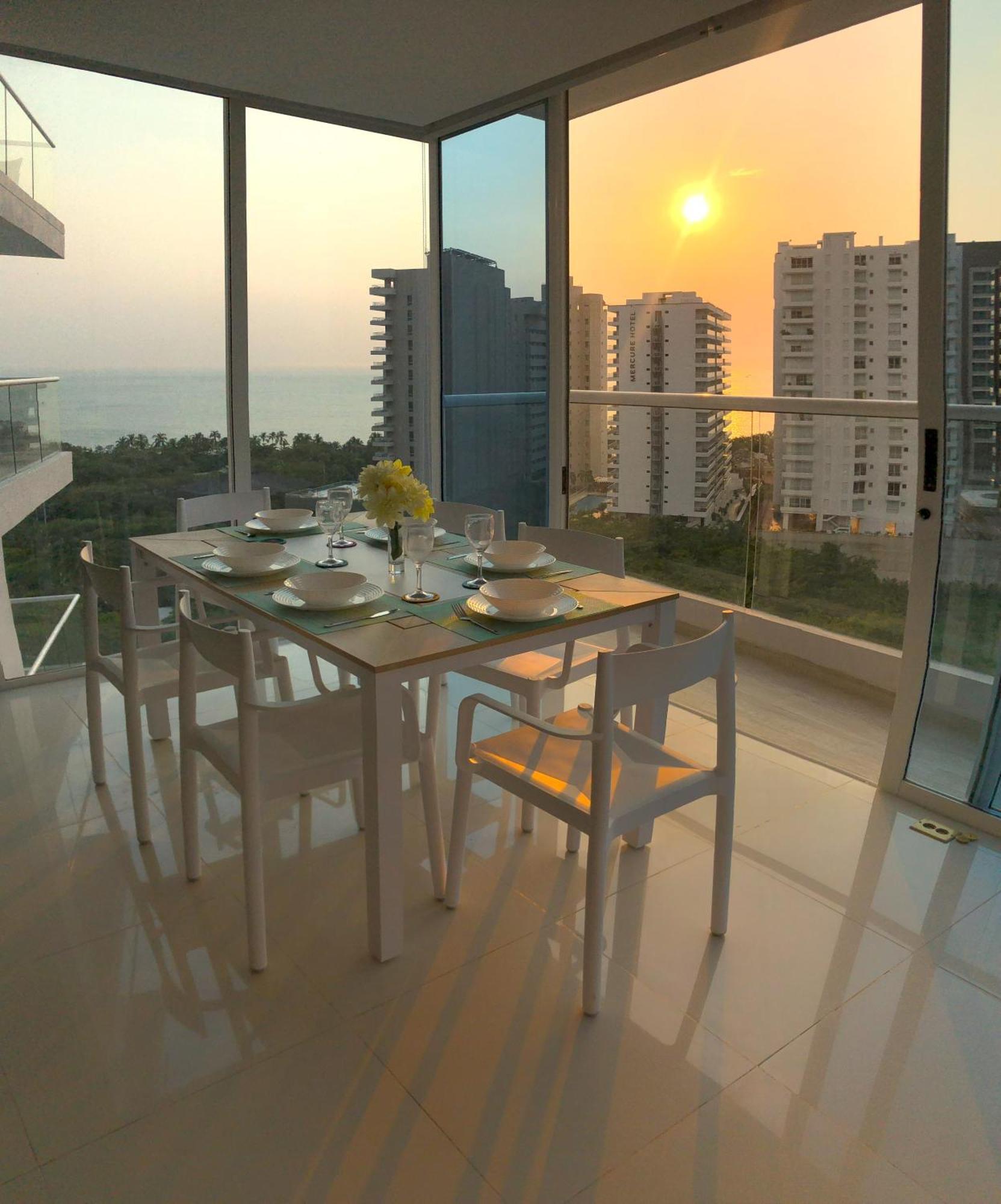 Apto Con Alucinante Vista Al Mar En Bello Horizonte Santa Marta Apartment Exterior foto